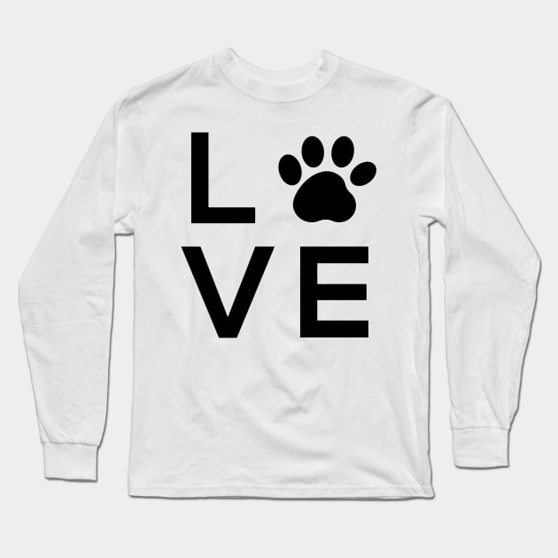 Love Dog Long Sleeve T-Shirt by CuteSyifas93